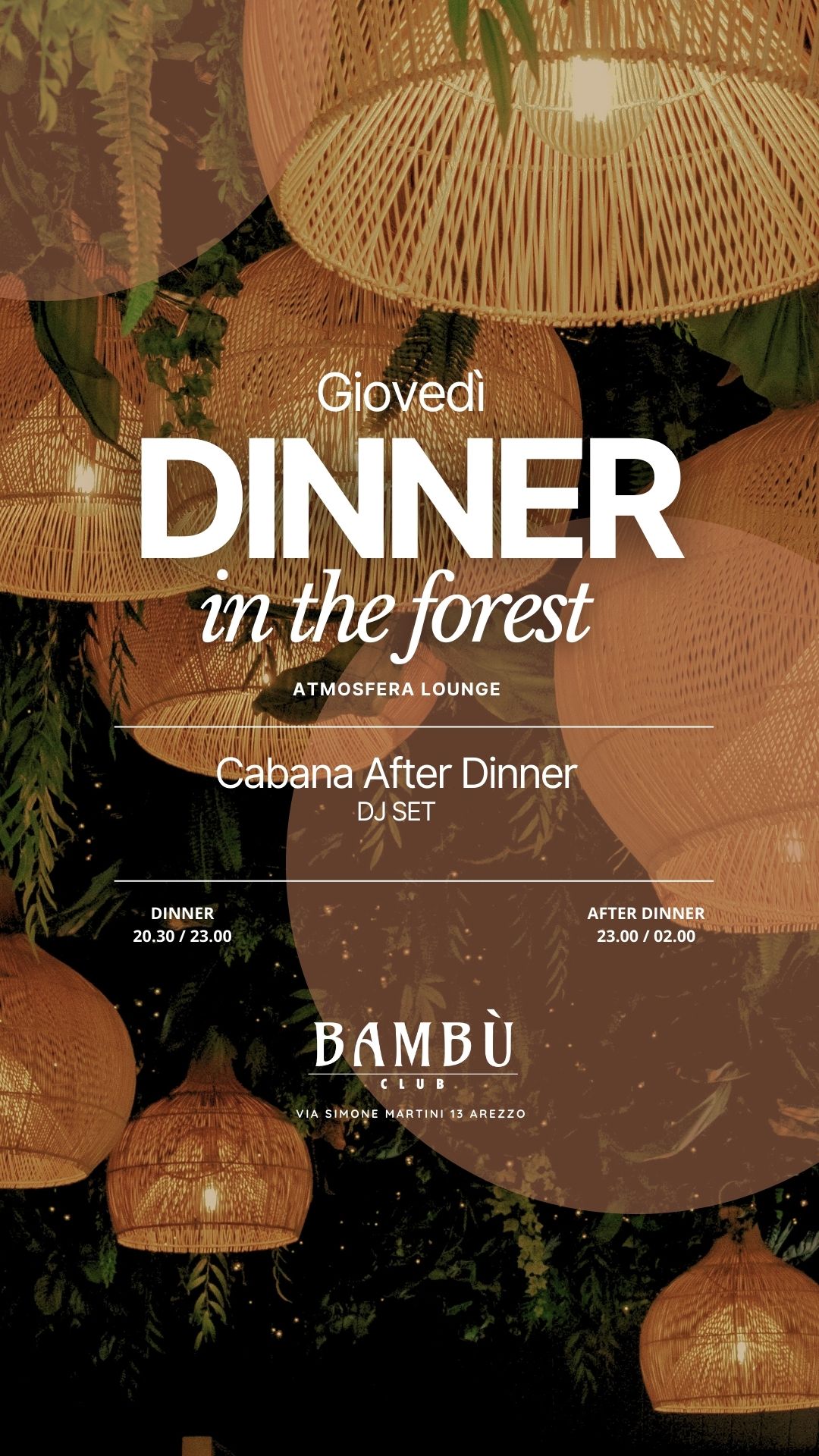 DINNER IN THE FOREST - 23.03