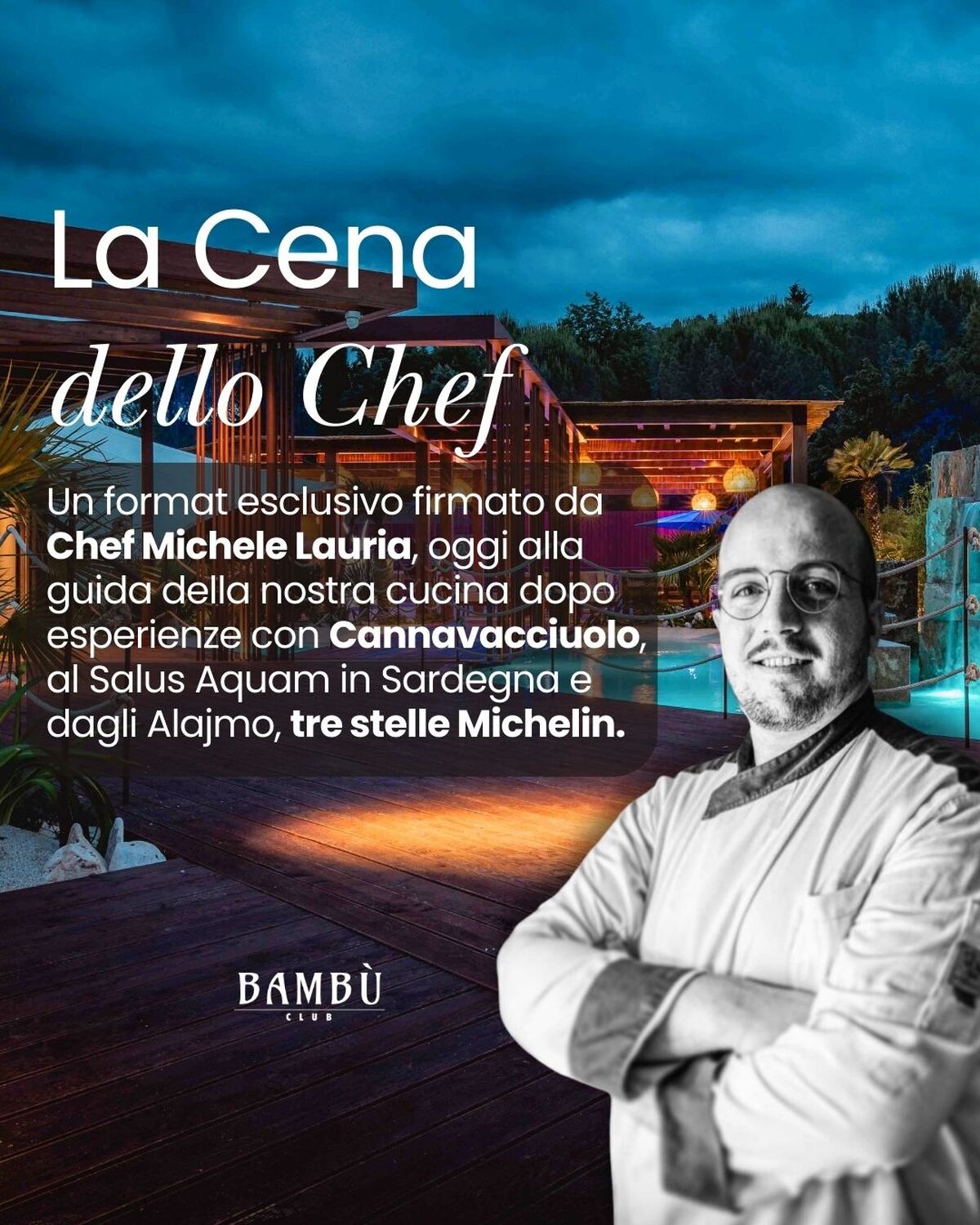 LA CENA DELLO CHEF- 13 SETTEMBRE 