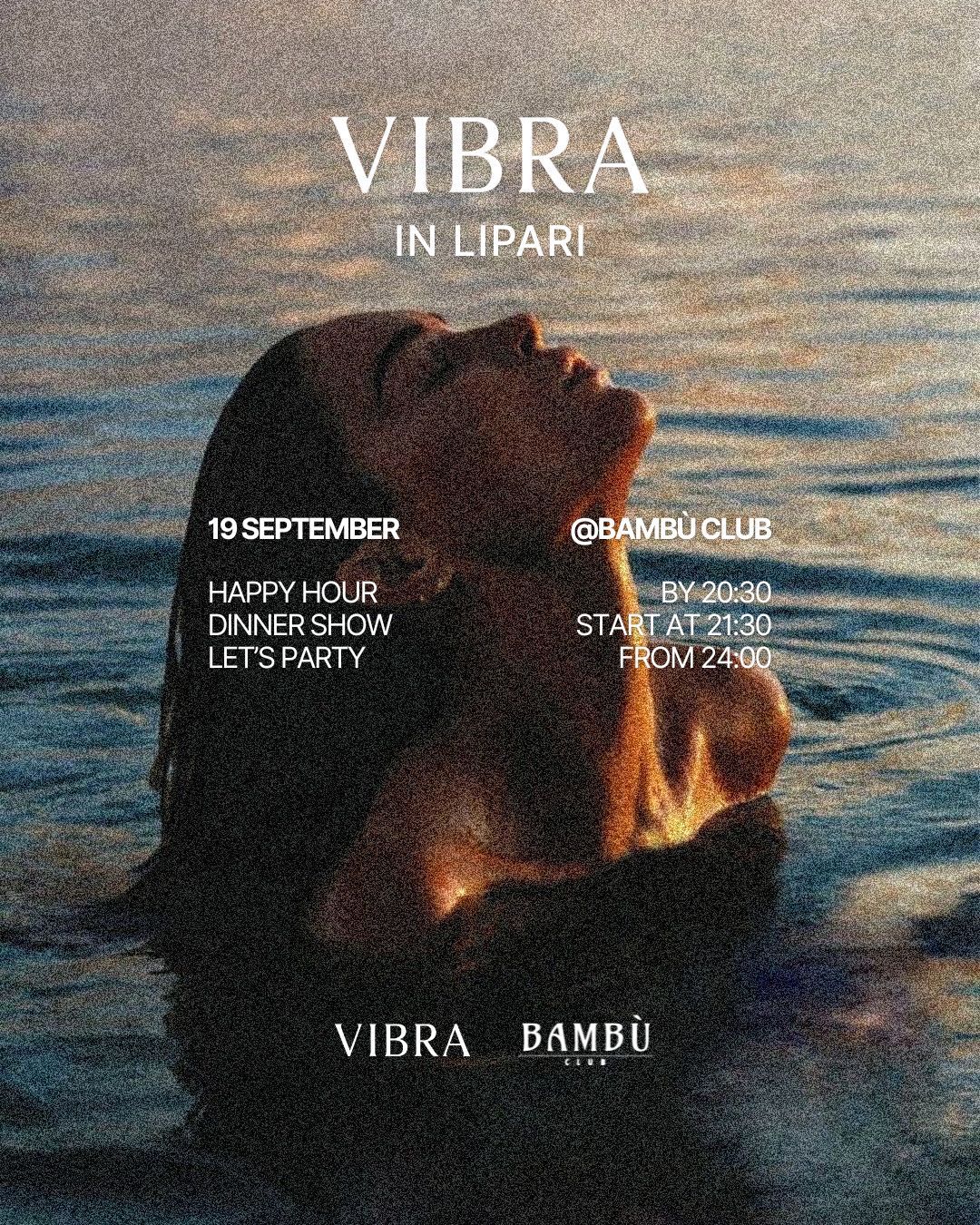VIBRA- VENERDÌ 19.09