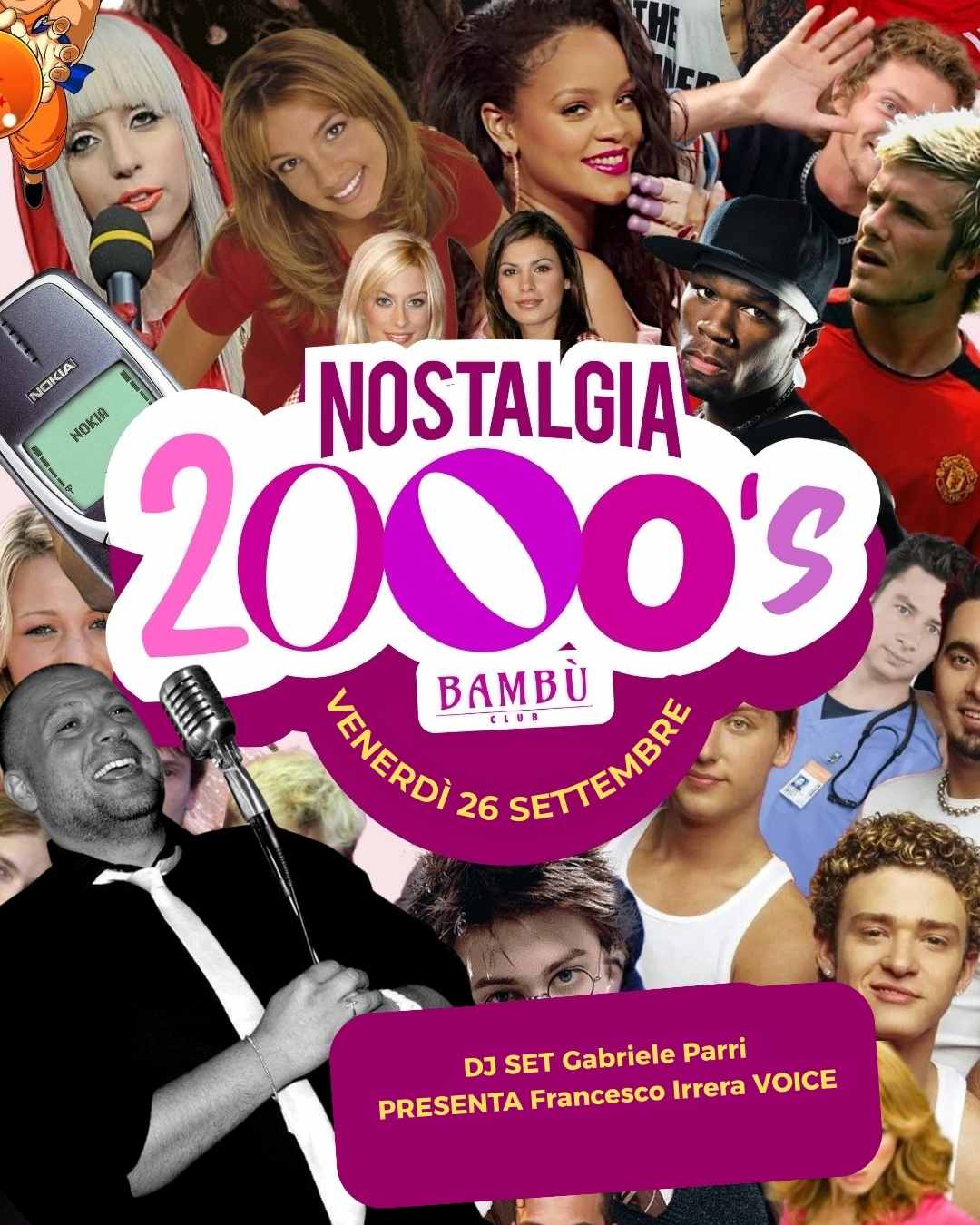NOSTALGIA 2000 AFTER DINNER - 26 SETTEMBRE 