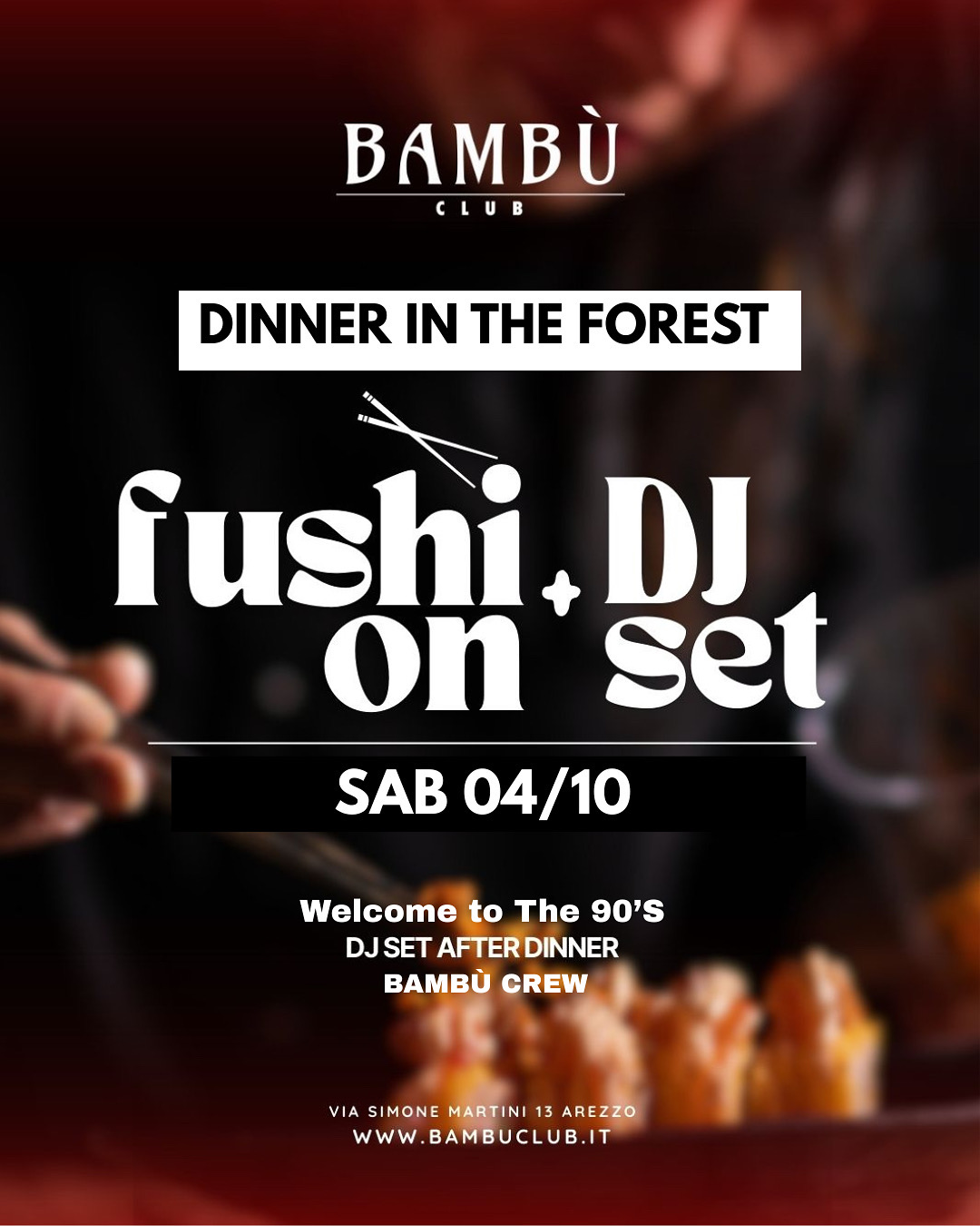 FUSHI-ON + DJ SET -  SABATO 04.10