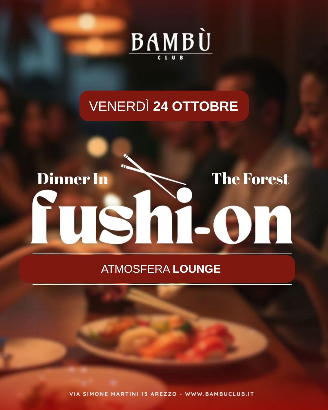 FUSHI-ON - VENERDÌ 24 OTTOBRE