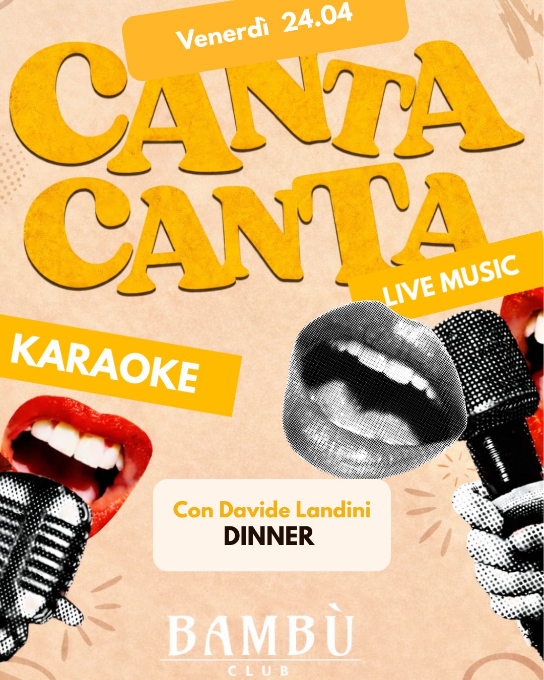 CANTA CANTA - VENERDÌ 24.04