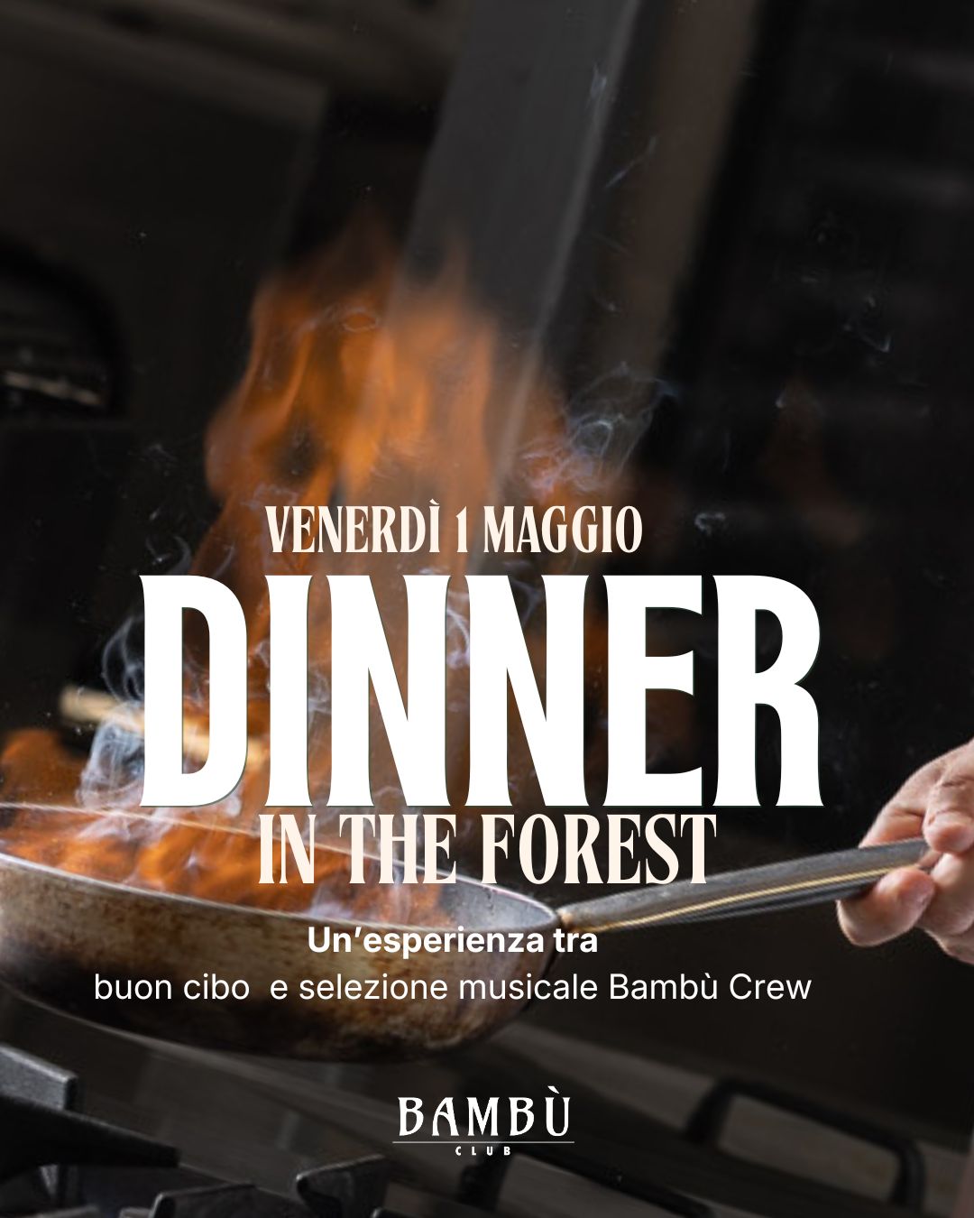 DINNER IN THE FOREST - 01 MAGGIO 