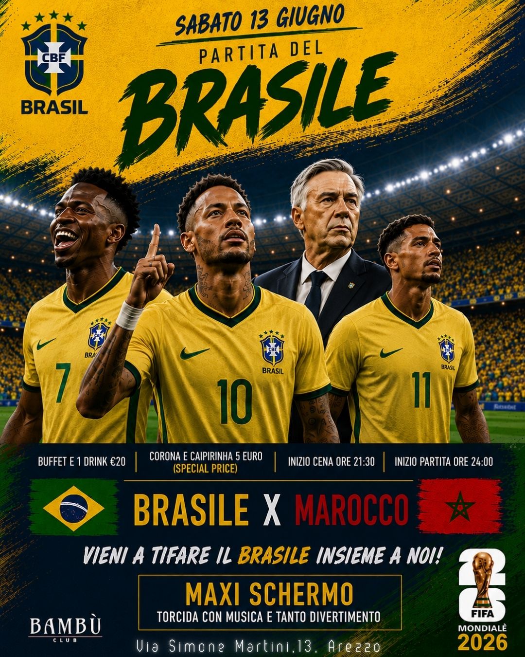 Partita Del Brasile - Sabato 13.06