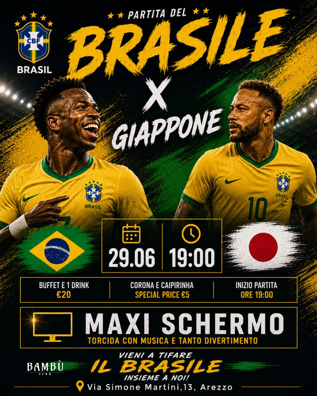 BRASILE X GIAPPONE - 29.06 LUNEDì