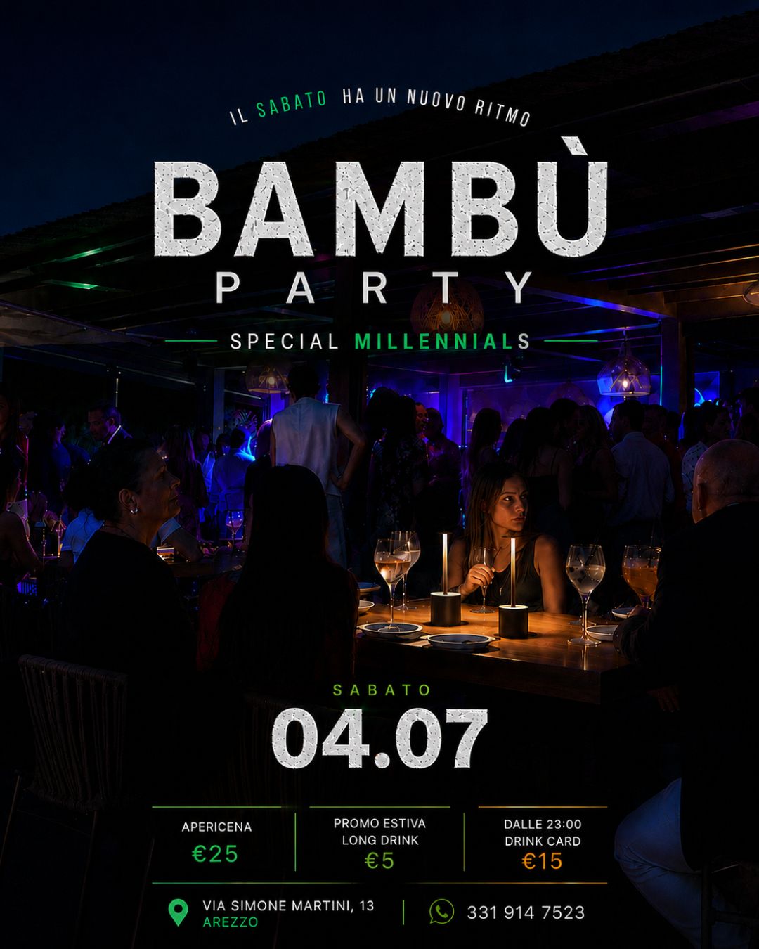 BAMBU PARTY - SPECIAL MILLENNIALS - SABATO 04.07 