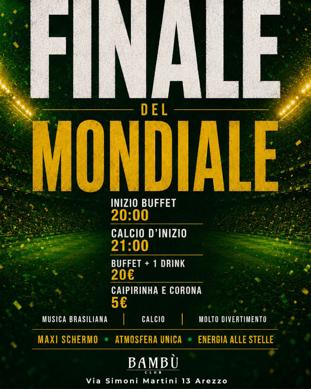 FINALE DEL MONDIALE - DOMENICA 19.07