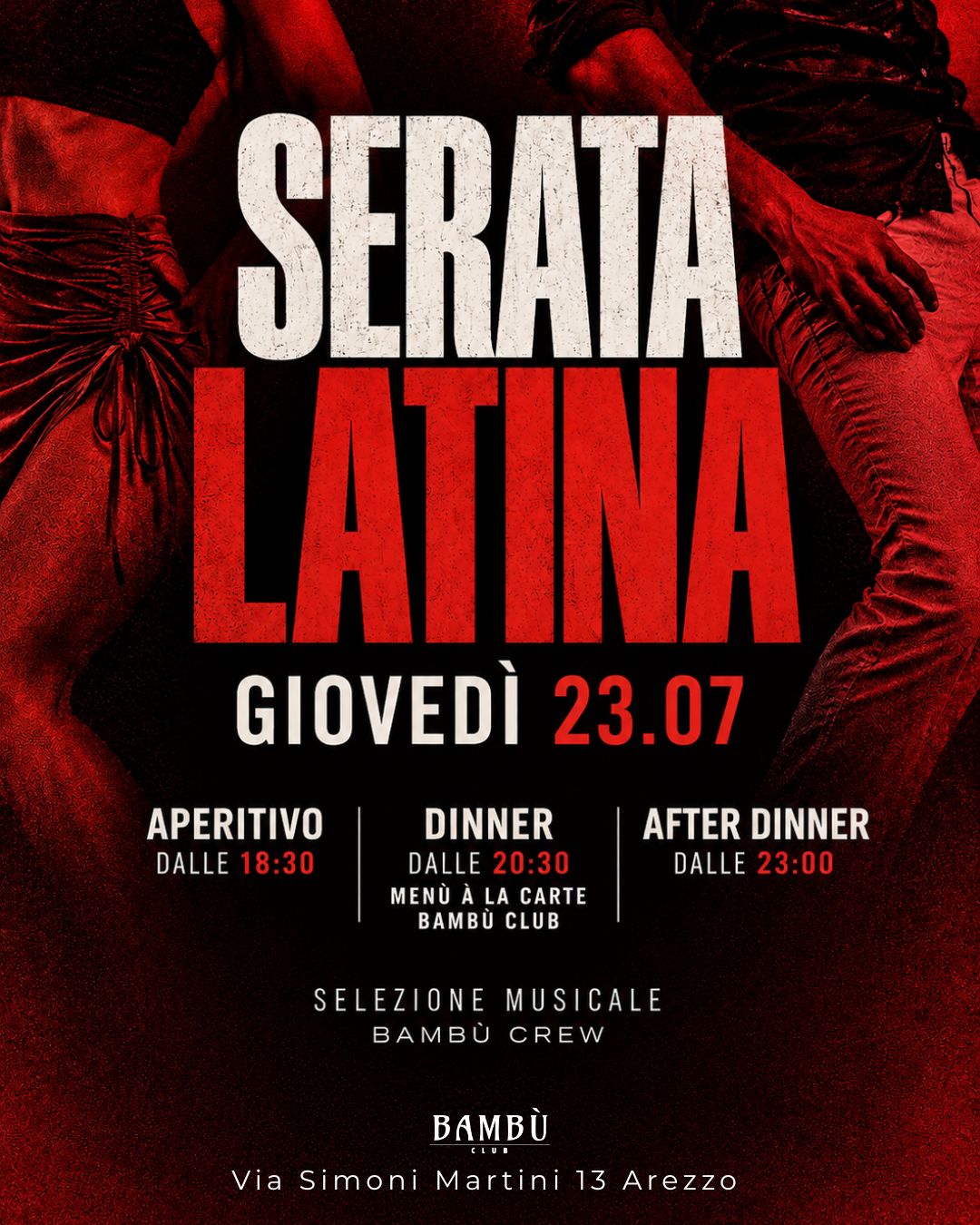 Serata Latina - Giovedì 23.07