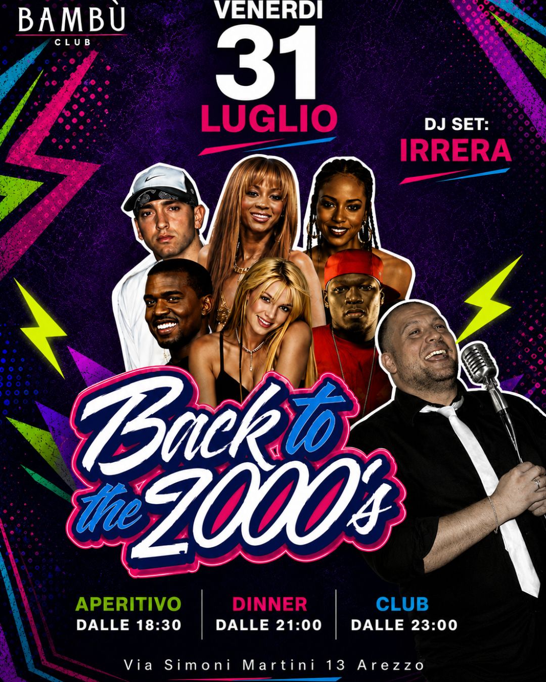 BACK TO THE 2000'S -DJ SET IRRERA - VENERDÌ 31.07 