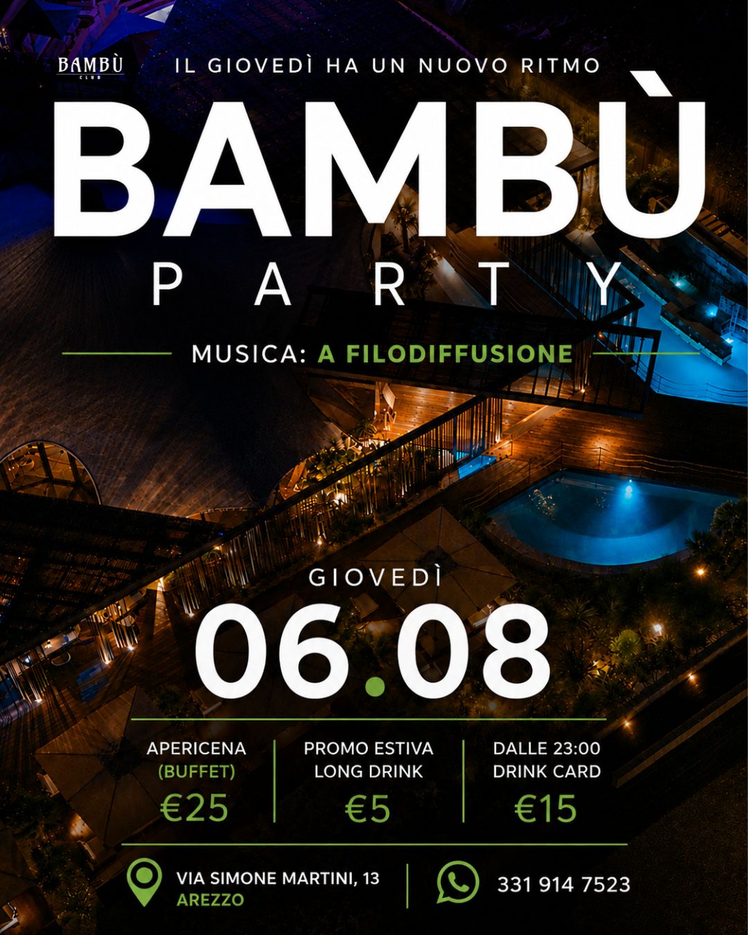 Bambù Party - Apericena - Giovedì 06.08