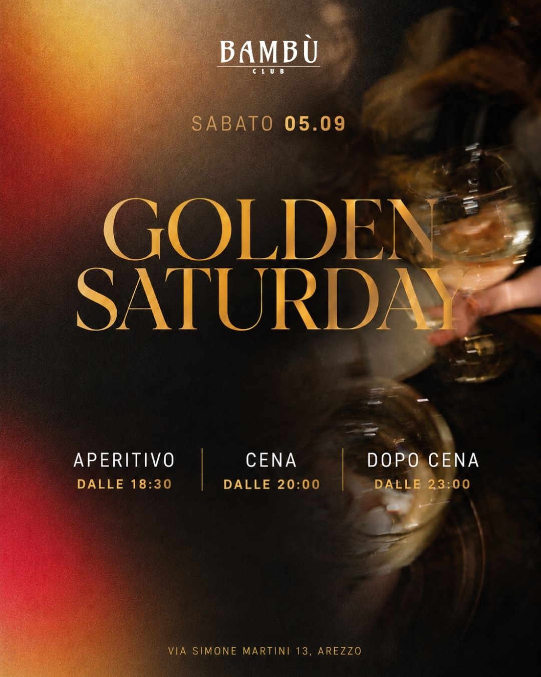 Golden Saturday - Sabato 05.09