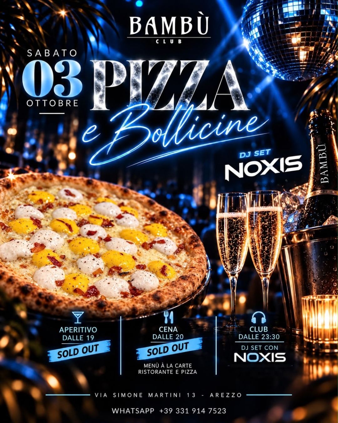 Pizza e Bollicine - Sabato 03 Ottobre 