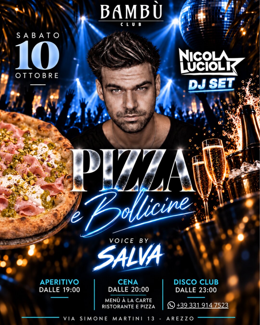 PIZZA E BOLLICINE ???? Sabato 10 ottobre